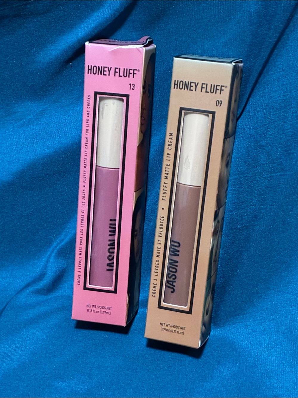 Jason Wu Honey Fluff Matte Lip Cream Duo — 13 Mauve Pink & 09 Nudist